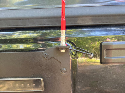 RedRock CB Antenna Mount; Textured Black (07-18 Jeep Wrangler JK)