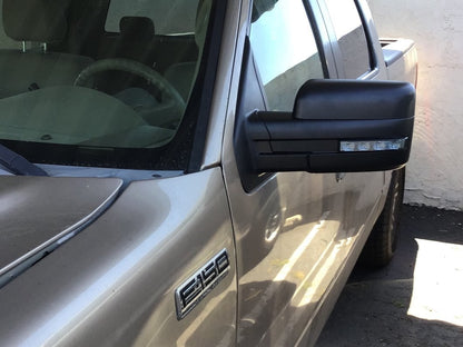 RedRock Performance Powered Mirrors; Black (04-12 F-150)