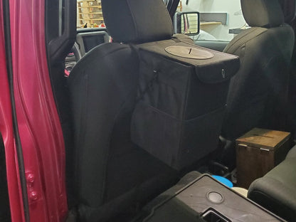 RedRock Headrest Mounted Trash Can with Storage Pockets (07-25 Jeep Wrangler JK & JL)