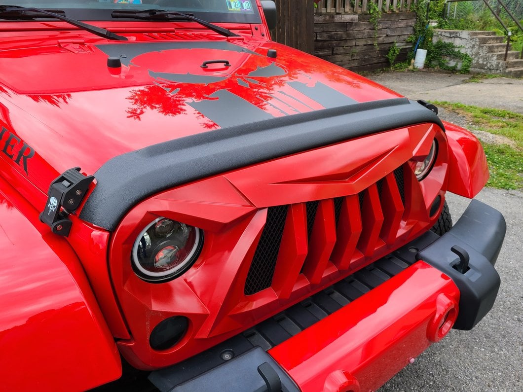 RedRock Hood and Tailgate Deflector Set (07-18 Jeep Wrangler JK)