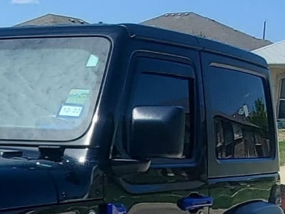 RedRock In-Channel Window Deflectors (18-25 Jeep Wrangler JL 2-Door)