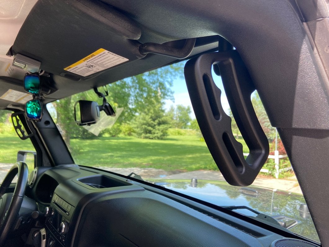 RedRock Aluminum Grab Handles; Pair (07-18 Jeep Wrangler JK)