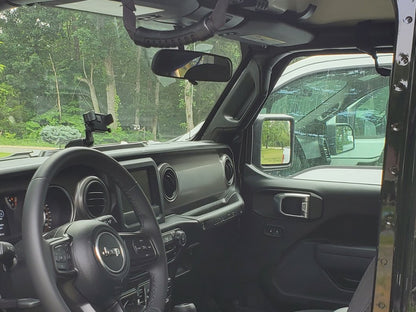 RedRock Dash Mounted Phone Holder with Storage Compartment (18-23 Jeep Wrangler JL)