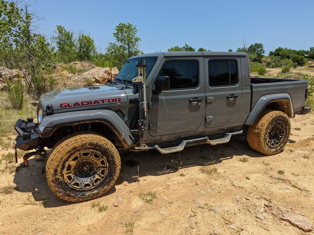 RedRock HD Drop Side Step Bars (20-25 Jeep Gladiator JT)
