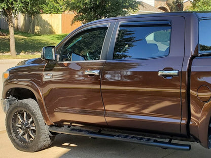 RedRock PNC Side Step Bars; Textured Black (07-21 Tundra CrewMax)