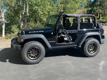 Jeep Licensed by RedRock HD Front Adventure Doors with Jeep Logo (07-18 Jeep Wrangler JK)