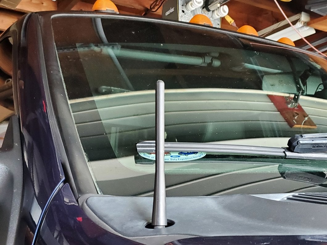 RedRock Off-Road Black Antenna; 6.50-Inch (11-25 F-250 Super Duty)