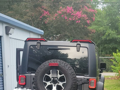 RedRock Roof Mounted LED Tail Light Spoiler (07-18 Jeep Wrangler JK)