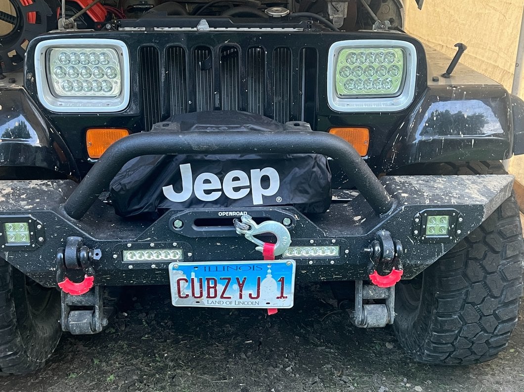Jeep Licensed by RedRock Winch Cover with Jeep Logo