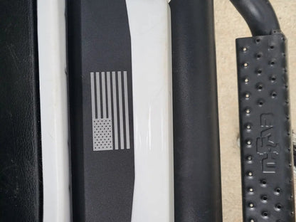 RedRock Old Glory Door Entry Guards; Black (20-25 Jeep Gladiator JT)