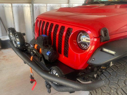 RedRock Rock Crawler Front Grille Guard; Textured Black (20-25 Jeep Gladiator JT)