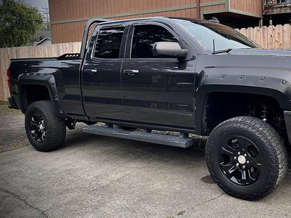 RedRock Pocket Style Fender Flares (07-13 Silverado 1500, Excluding Classic Models)