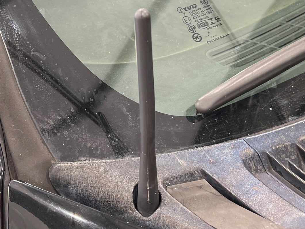 RedRock Off-Road Black Antenna; 6.50-Inch (99-18 Sierra 1500)