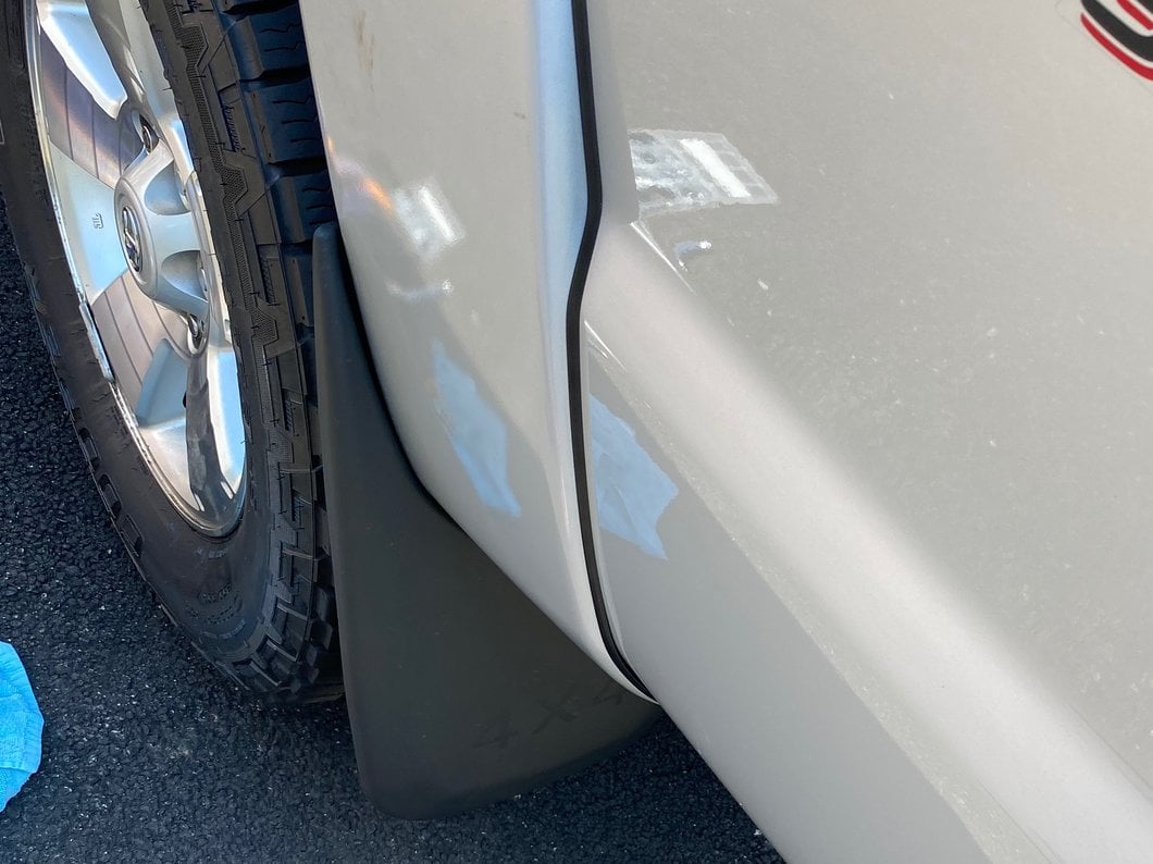 RedRock Molded Mud Flaps; Front and Rear (05-15 Tacoma)