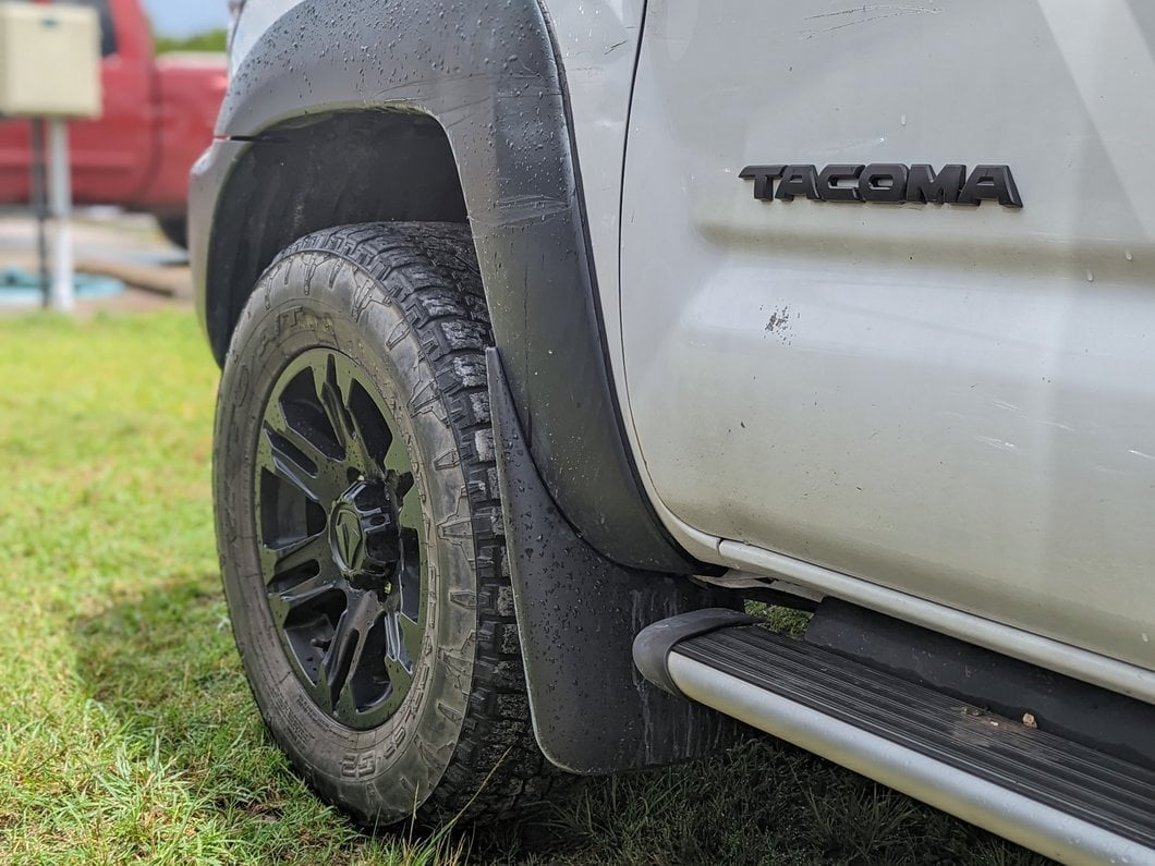 RedRock Molded Mud Flaps; Front and Rear (05-15 Tacoma)