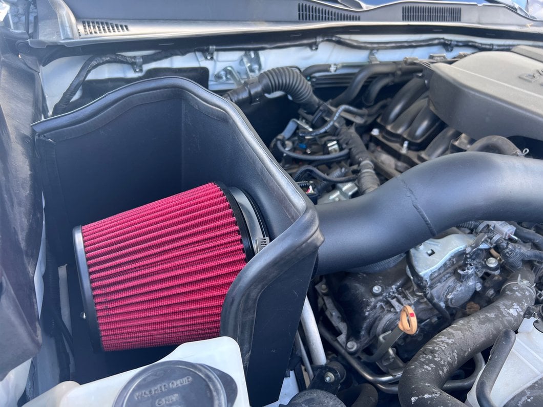 RedRock Cold Air Intake; Black (16-23 3.5L Tacoma)