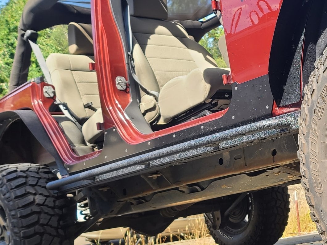 RedRock Rocker Guards (07-18 Jeep Wrangler JK 4-Door)