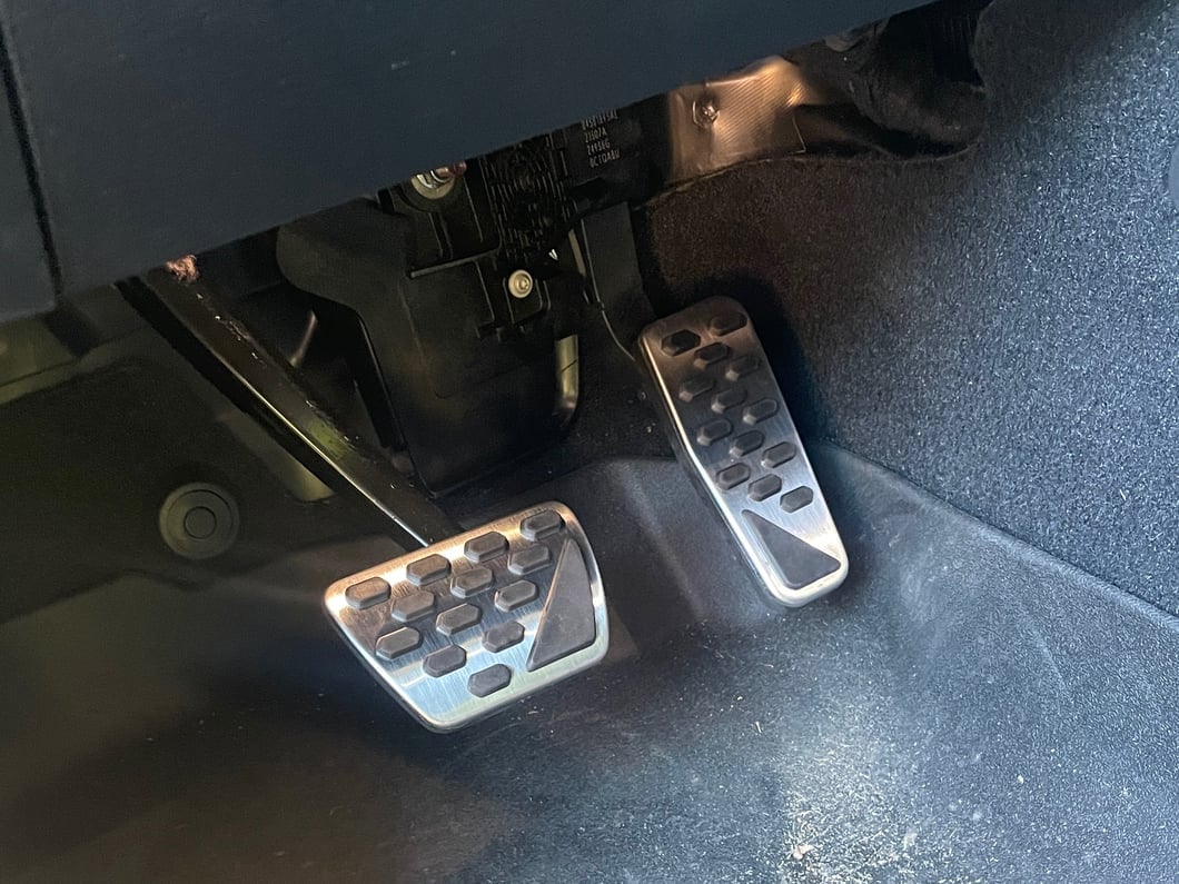 RedRock Billet Aluminum Pedal Covers (20-25 Jeep Gladiator JT w/ Automatic Transmission)