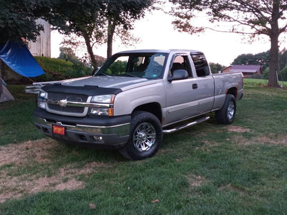 RedRock Window Deflectors; Front and Rear; Smoked (99-06 Silverado 1500 Extended Cab)