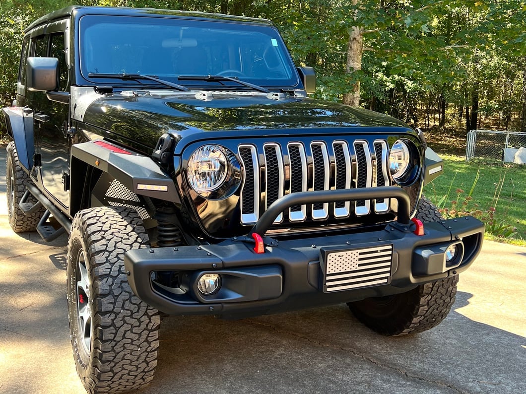 RedRock Grille Inserts; Silver (18-23 Jeep Wrangler JL w/o TrailCam)