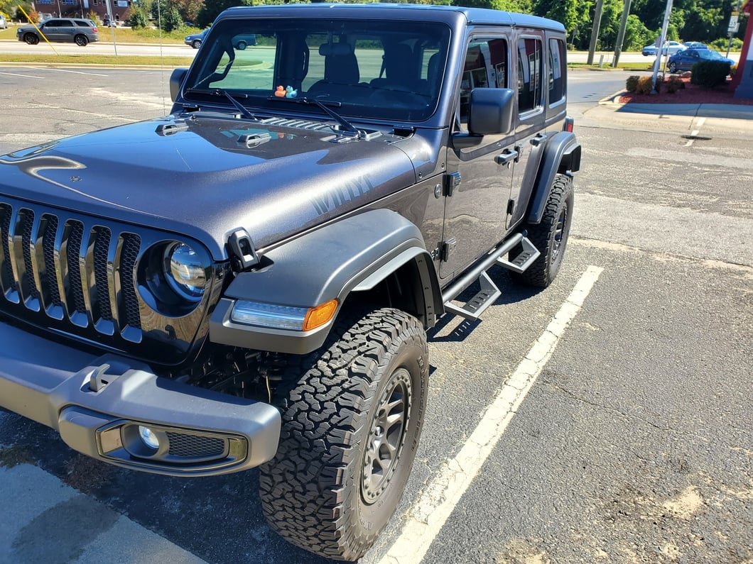 RedRock Tubular Drop Steps (18-25 Jeep Wrangler JL 4-Door)