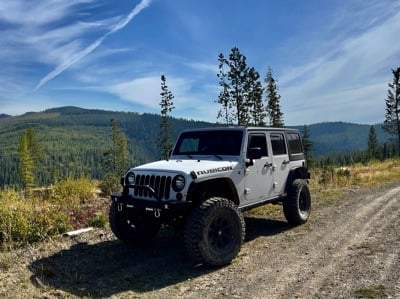 RedRock In-Channel Window Deflectors (07-18 Jeep Wrangler JK 4-Door)