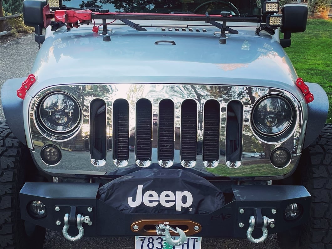 Jeep Licensed by RedRock Winch Cover with Jeep Logo