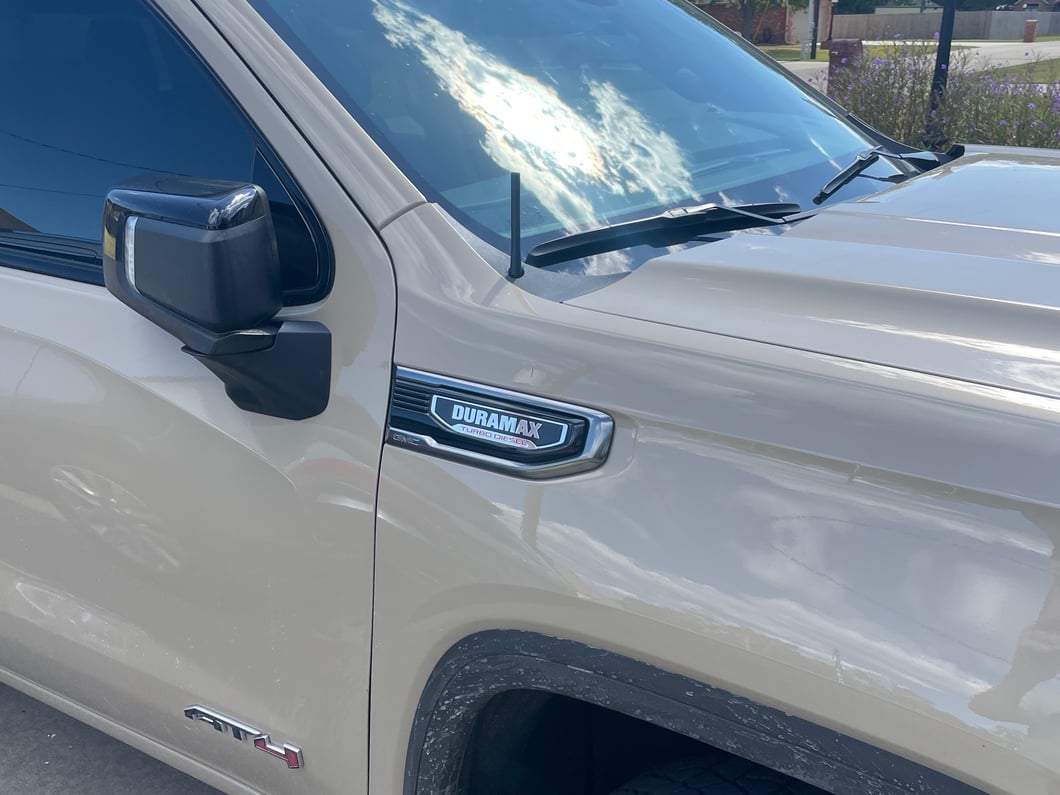 RedRock Short Billet Black Antenna; 5-Inch (99-25 Sierra 1500)