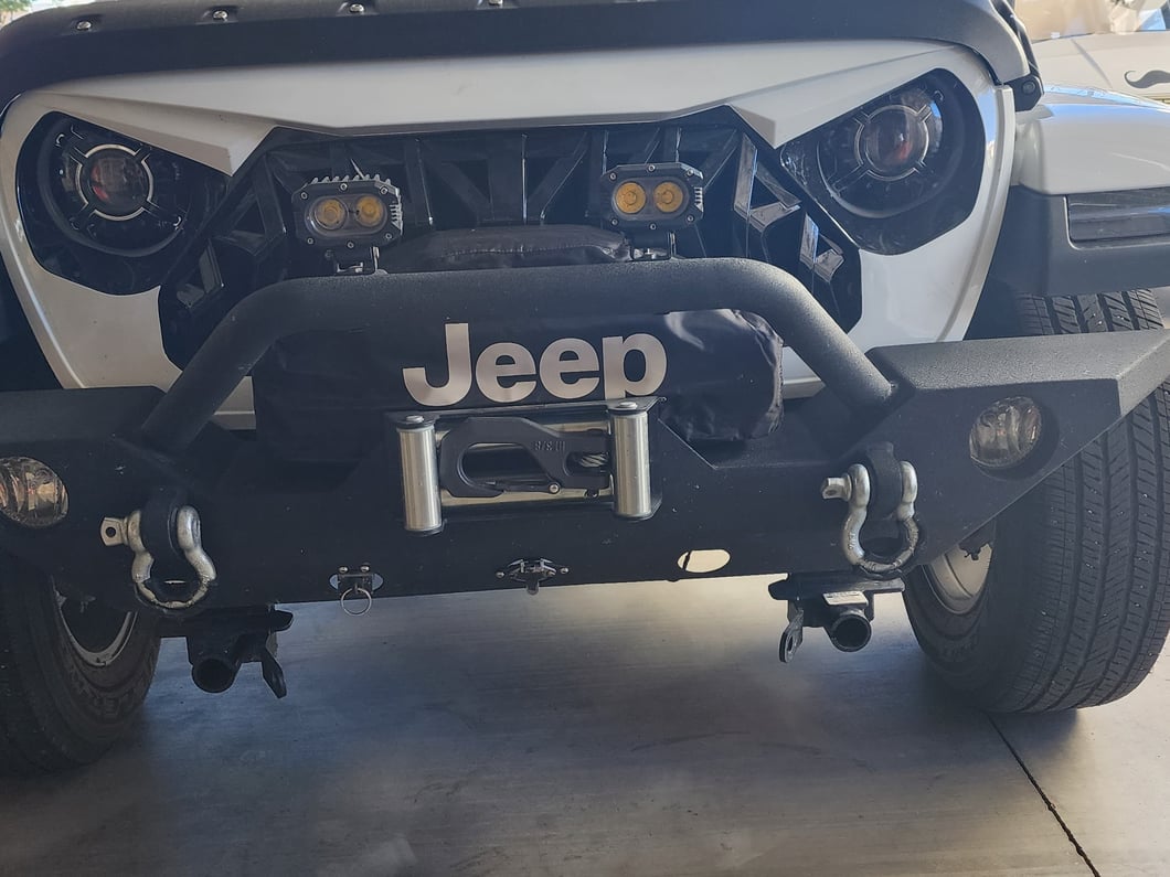 Jeep Licensed by RedRock Winch Cover with Jeep Logo