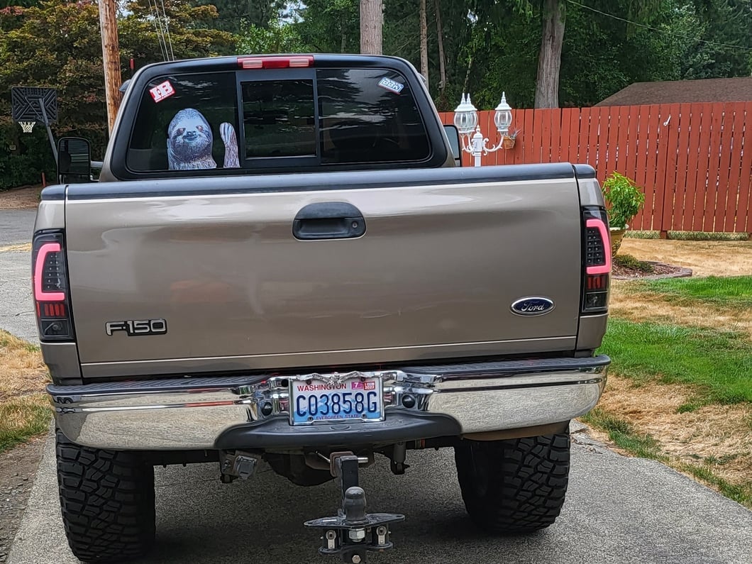 RedRock Manual Towing Mirrors; Black (97-03 F-150 Regular Cab, SuperCab)