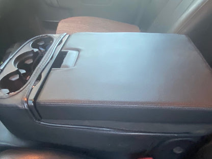 RedRock Alterum Series Center Console Top Lid; Black (07-13 Silverado 1500 w/ Bench Seat)