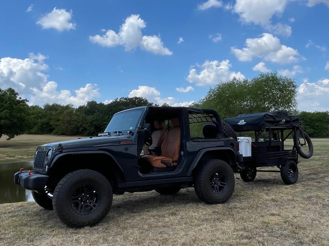 RedRock Rear Overhead Net (07-18 Jeep Wrangler JK 2-Door)