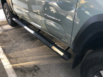 RedRock 5-Inch Aluminum Side Step Bars (05-23 Tacoma Double Cab)