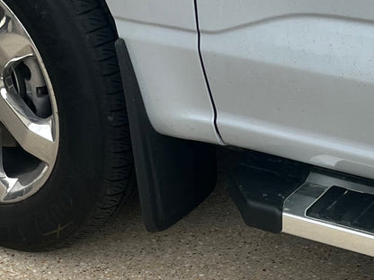 RedRock Molded Mud Guards; Front and Rear (21-25 F-150, Excluding Raptor)