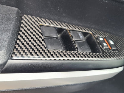 RedRock Window Switch Trim; Carbon Fiber (14-21 Tundra)