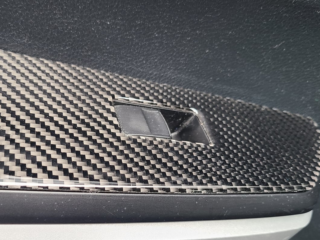 RedRock Window Switch Trim; Carbon Fiber (14-21 Tundra)