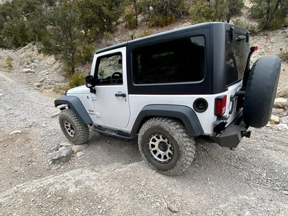 Jeep Licensed by RedRock Trail Force HD Rear Bumper with Jeep Logo (07-18 Jeep Wrangler JK)