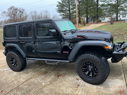 RedRock Avenger Heat Dispersion Hood; Unpainted (18-25 Jeep Wrangler JL)