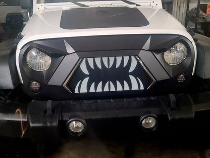 RedRock Open Wide Grille with LED DRL (07-18 Jeep Wrangler JK)
