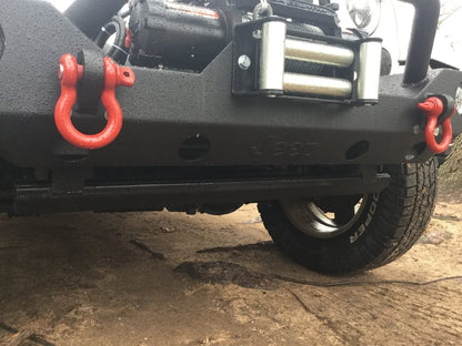 Jeep Licensed by RedRock Trail Force HD Front Bumper with Jeep Logo (07-18 Jeep Wrangler JK)