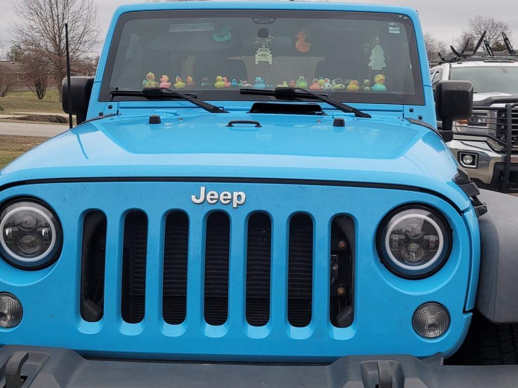 RedRock Cowl Vent Air Scoop; Textured Black (07-18 Jeep Wrangler JK)