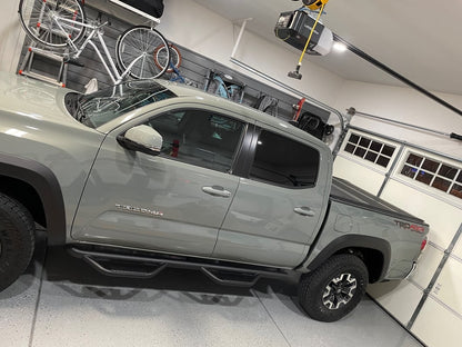 RedRock Predator Side Step Bars (05-23 Tacoma Double Cab)