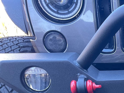 RedRock Replacement Headlight Mounting Brackets and Hardware (07-18 Jeep Wrangler JK)