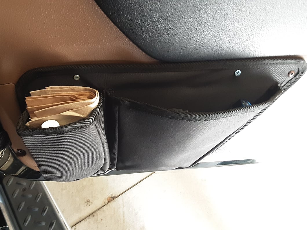 RedRock Door Storage Bag Set (11-18 Jeep Wrangler JK Front Door Only; 18-25 Jeep Wrangler JL 4-Door Rear Door Only)