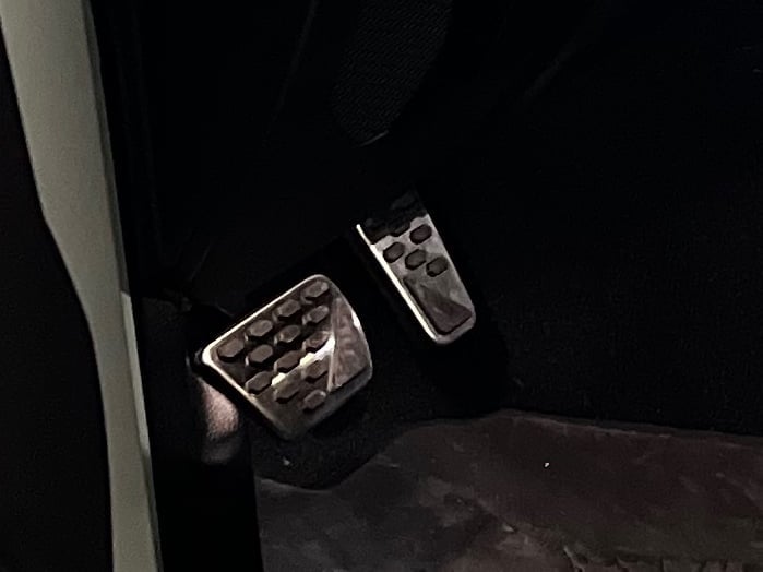 RedRock Billet Aluminum Pedal Covers (18-25 Jeep Wrangler JL w/ Automatic Transmission)