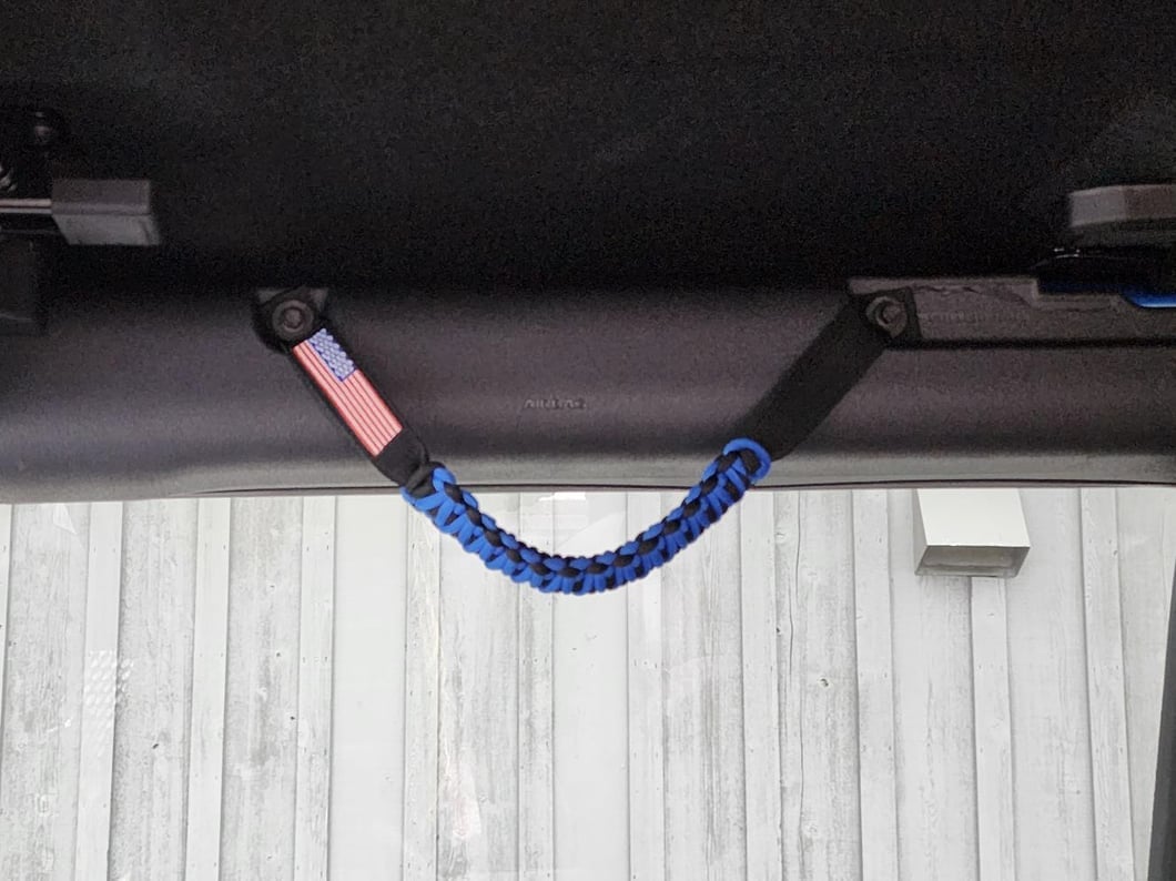 RedRock Paracord Grab Handles; Blue (21-25 Bronco)