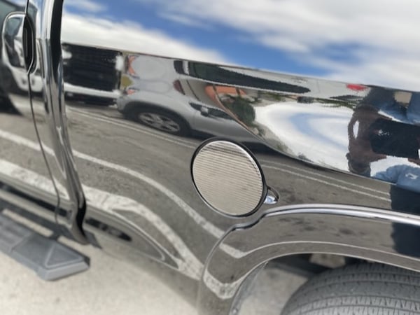 RedRock Fuel Door Cover; Carbon Fiber (14-21 Tundra)