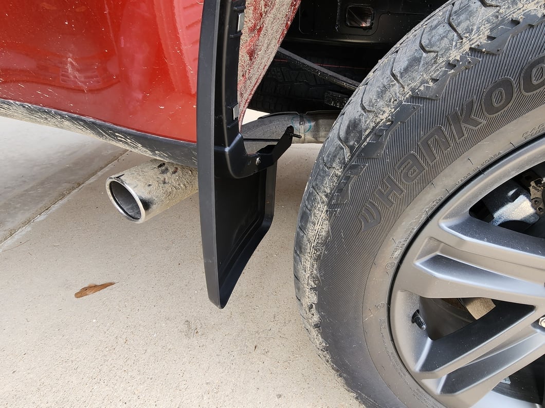 RedRock Molded Mud Guards; Front and Rear (21-25 F-150, Excluding Raptor)