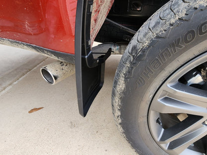 RedRock Molded Mud Guards; Front and Rear (21-25 F-150, Excluding Raptor)