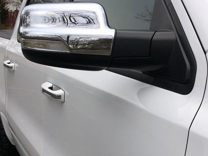 RedRock Side View Mirror Cover; Chrome (19-25 RAM 1500)